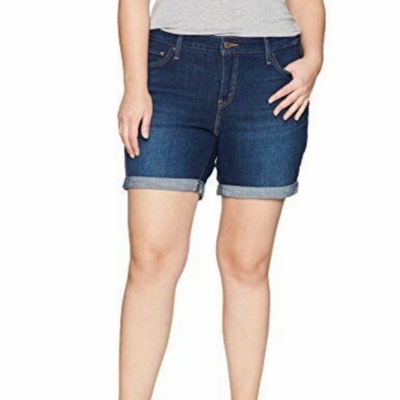LEVI'S Classic Short Denim High Rise Shorts, Size 16W - Picture 1 of 8